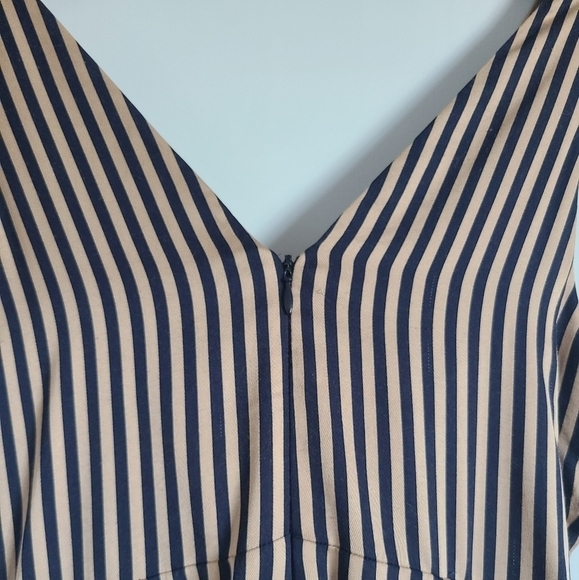 Jonathan Simkhai Wrap-Effect Jumpsuit, Size 6, Blue | Khaki, NWT - Picture 9 of 16